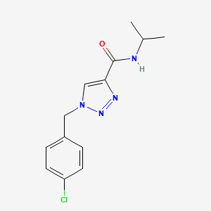 1-(4-chlorobenzyl)-N-isopropyl-1H-1,2,3-triazole-4-carboxamide