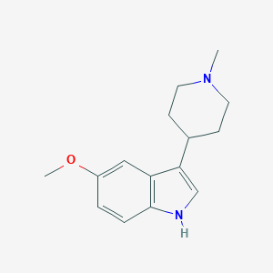 molecular formula C15H20N2O B037780 5-甲氧基-3-(1-甲基哌啶-4-基)-1H-吲哚 CAS No. 111963-87-2