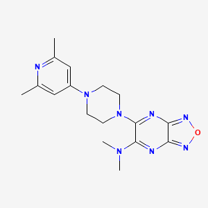 6-[4-(2,6-dimethyl-4-pyridinyl)-1-piperazinyl]-N,N-dimethyl[1,2,5]oxadiazolo[3,4-b]pyrazin-5-amine