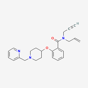 N-allyl-N-2-propyn-1-yl-2-{[1-(2-pyridinylmethyl)-4-piperidinyl]oxy}benzamide