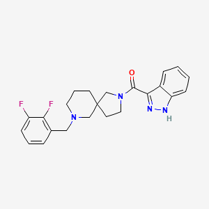 7-(2,3-difluorobenzyl)-2-(1H-indazol-3-ylcarbonyl)-2,7-diazaspiro[4.5]decane