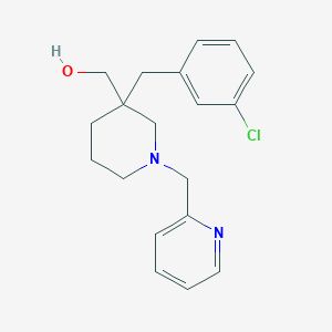 [3-(3-chlorobenzyl)-1-(2-pyridinylmethyl)-3-piperidinyl]methanol