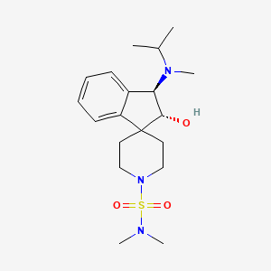 (1R,2R)-2-hydroxy-N,N-dimethyl-1-[methyl(propan-2-yl)amino]spiro[1,2-dihydroindene-3,4'-piperidine]-1'-sulfonamide