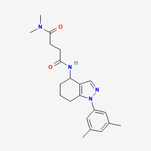 N-[1-(3,5-dimethylphenyl)-4,5,6,7-tetrahydroindazol-4-yl]-N',N'-dimethylbutanediamide