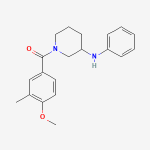 1-(4-methoxy-3-methylbenzoyl)-N-phenyl-3-piperidinamine