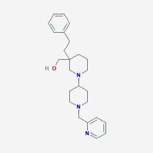 [3-(2-phenylethyl)-1'-(2-pyridinylmethyl)-1,4'-bipiperidin-3-yl]methanol