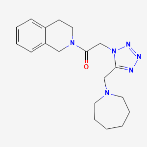 2-{[5-(1-azepanylmethyl)-1H-tetrazol-1-yl]acetyl}-1,2,3,4-tetrahydroisoquinoline