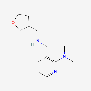 N,N-dimethyl-3-[(oxolan-3-ylmethylamino)methyl]pyridin-2-amine