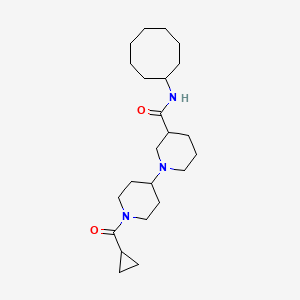 N-cyclooctyl-1'-(cyclopropylcarbonyl)-1,4'-bipiperidine-3-carboxamide