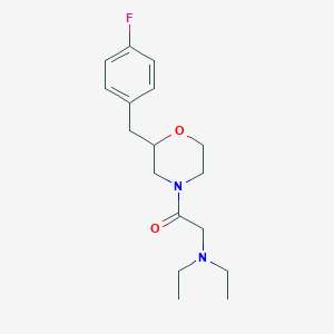 N,N-diethyl-2-[2-(4-fluorobenzyl)-4-morpholinyl]-2-oxoethanamine