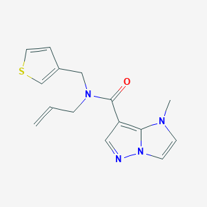 N-allyl-1-methyl-N-(3-thienylmethyl)-1H-imidazo[1,2-b]pyrazole-7-carboxamide