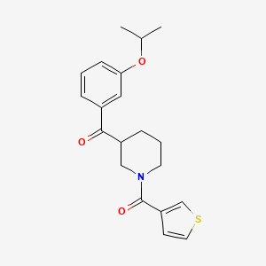 (3-isopropoxyphenyl)[1-(3-thienylcarbonyl)-3-piperidinyl]methanone