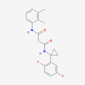 N-[1-(2,5-difluorophenyl)cyclopropyl]-N'-(2,3-dimethylphenyl)malonamide