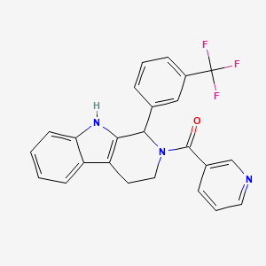 2-(3-pyridinylcarbonyl)-1-[3-(trifluoromethyl)phenyl]-2,3,4,9-tetrahydro-1H-beta-carboline