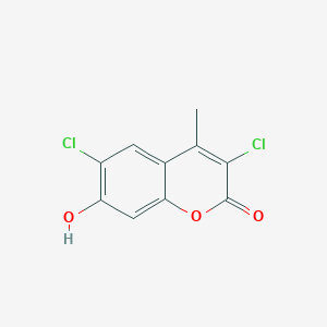 3,6-dichloro-7-hydroxy-4-methyl-2H-chromen-2-one