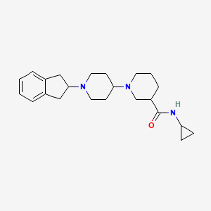 N-cyclopropyl-1'-(2,3-dihydro-1H-inden-2-yl)-1,4'-bipiperidine-3-carboxamide