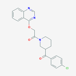 1-[3-(4-Chlorobenzoyl)piperidin-1-yl]-2-quinazolin-4-yloxyethanone