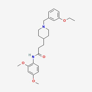 N-(2,4-dimethoxyphenyl)-3-[1-(3-ethoxybenzyl)-4-piperidinyl]propanamide