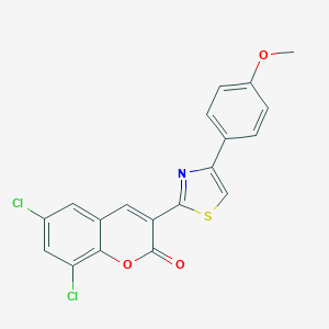 6,8-dichloro-3-[4-(4-methoxyphenyl)-1,3-thiazol-2-yl]-2H-chromen-2-one