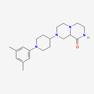 8-[1-(3,5-dimethylphenyl)piperidin-4-yl]hexahydro-2H-pyrazino[1,2-a]pyrazin-1(6H)-one