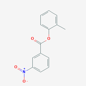molecular formula C14H11NO4 B377970 2-Methylphenyl 3-nitrobenzoate 