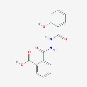 molecular formula C15H12N2O5 B377979 2-{[2-(2-Hydroxybenzoyl)hydrazino]carbonyl}benzoic acid 