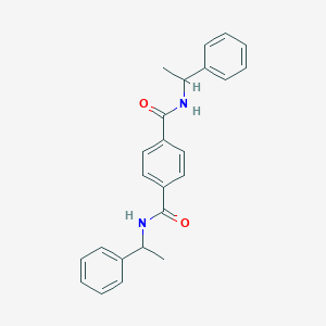 molecular formula C24H24N2O2 B377983 N,N'-Bis(1-phenylethyl)terephthalamide CAS No. 15088-27-4