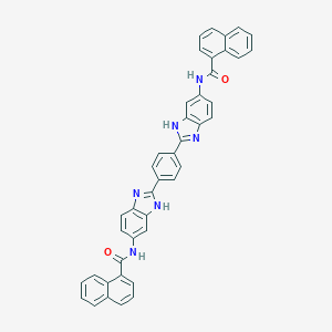 N-(2-{4-[6-(1-naphthoylamino)-1H-benzimidazol-2-yl]phenyl}-1H-benzimidazol-6-yl)-1-naphthamide