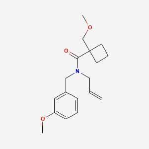 N-allyl-N-(3-methoxybenzyl)-1-(methoxymethyl)cyclobutanecarboxamide