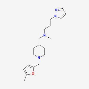 N-methyl-N-({1-[(5-methyl-2-furyl)methyl]-4-piperidinyl}methyl)-3-(1H-pyrazol-1-yl)-1-propanamine