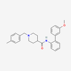 N-(3'-methoxy-2-biphenylyl)-1-(4-methylbenzyl)-4-piperidinecarboxamide