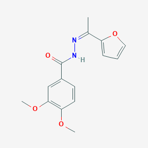 N'-[1-(2-furyl)ethylidene]-3,4-dimethoxybenzohydrazide