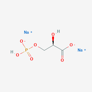 molecular formula C3H5Na2O7P B037804 D-(-)-3-磷酸甘油酸二钠盐 CAS No. 80731-10-8
