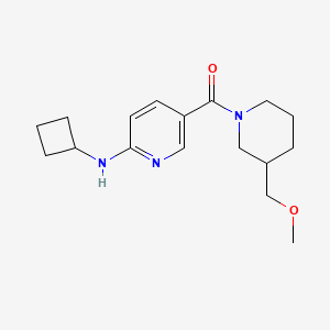 N-cyclobutyl-5-{[3-(methoxymethyl)-1-piperidinyl]carbonyl}-2-pyridinamine