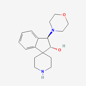 (1R,2R)-1-morpholin-4-ylspiro[1,2-dihydroindene-3,4'-piperidine]-2-ol