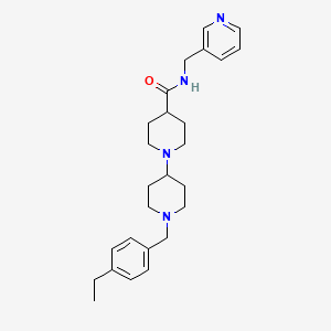 1'-(4-ethylbenzyl)-N-(3-pyridinylmethyl)-1,4'-bipiperidine-4-carboxamide