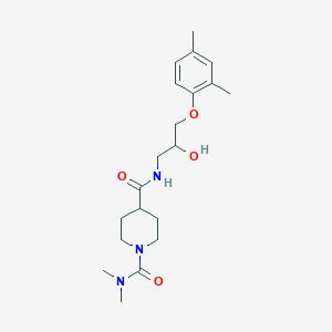 molecular formula C20H31N3O4 B3780572 N~4~-[3-(2,4-dimethylphenoxy)-2-hydroxypropyl]-N~1~,N~1~-dimethyl-1,4-piperidinedicarboxamide 