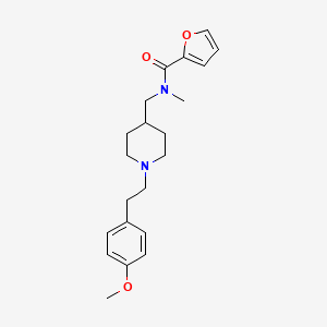 N-({1-[2-(4-methoxyphenyl)ethyl]-4-piperidinyl}methyl)-N-methyl-2-furamide