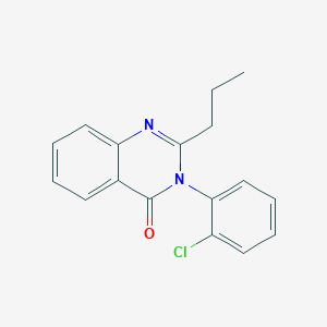 molecular formula C17H15ClN2O B378070 3-(2-Chloro-phenyl)-2-propyl-3H-quinazolin-4-one 