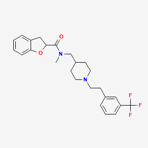 N-methyl-N-[(1-{2-[3-(trifluoromethyl)phenyl]ethyl}-4-piperidinyl)methyl]-2,3-dihydro-1-benzofuran-2-carboxamide