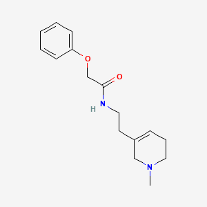 N-[2-(1-methyl-1,2,5,6-tetrahydropyridin-3-yl)ethyl]-2-phenoxyacetamide