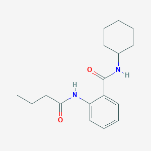 2-(butanoylamino)-N-cyclohexylbenzamide