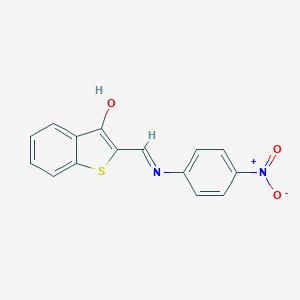 2-({4-nitroanilino}methylene)-1-benzothiophen-3(2H)-one