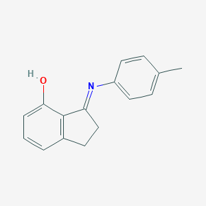 3-[(4-Methylphenyl)imino]-4-indanol