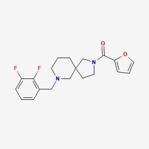 7-(2,3-difluorobenzyl)-2-(2-furoyl)-2,7-diazaspiro[4.5]decane