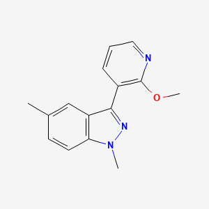 3-(2-methoxypyridin-3-yl)-1,5-dimethyl-1H-indazole