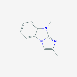molecular formula C11H11N3 B378102 2,9-dimethyl-9H-imidazo[1,2-a]benzimidazole 
