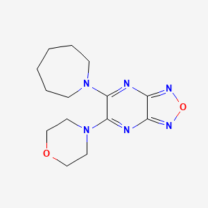 6-(Azepan-1-yl)-5-morpholin-4-yl-[1,2,5]oxadiazolo[3,4-b]pyrazine