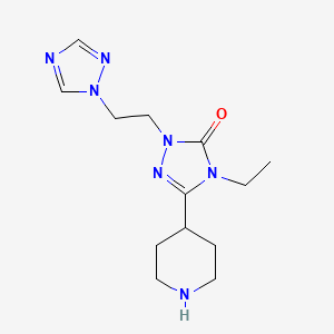 4-ethyl-5-(4-piperidinyl)-2-[2-(1H-1,2,4-triazol-1-yl)ethyl]-2,4-dihydro-3H-1,2,4-triazol-3-one dihydrochloride