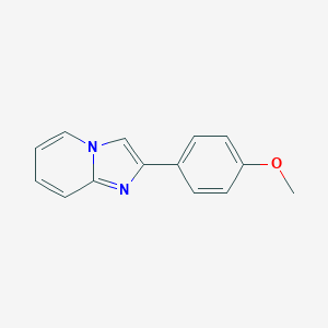 molecular formula C14H12N2O B378135 2-(4-Metoxifenil)imidazo[1,2-a]piridina CAS No. 31562-99-9